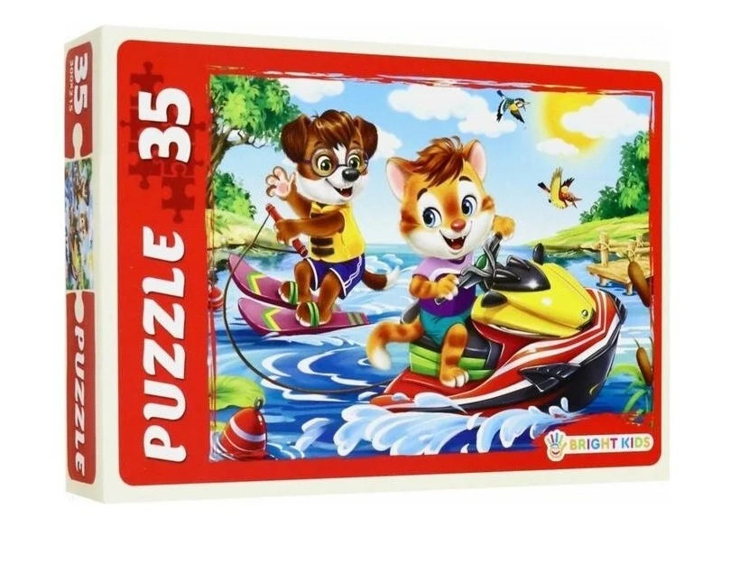 

Пазл 35 эл. МАКСИ.Водная прогулка ПМ35-6785 BRIGHT KIDS