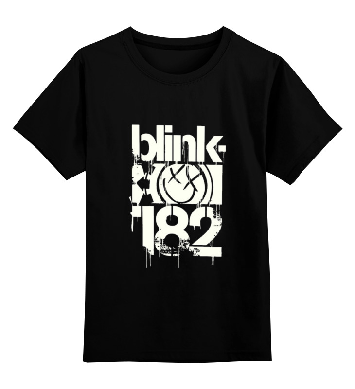 

Футболка детская Printio Blink-182 цв. черный р. 104, Blink-182