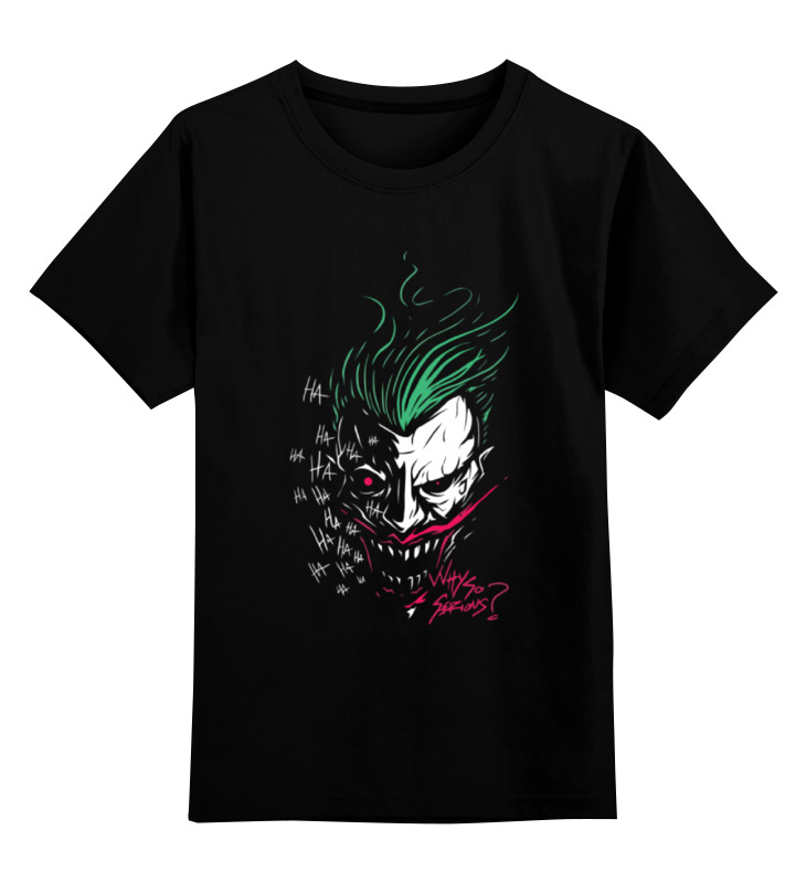 

Футболка детская Printio Джокер (joker) цв. черный р. 164, Джокер (joker)
