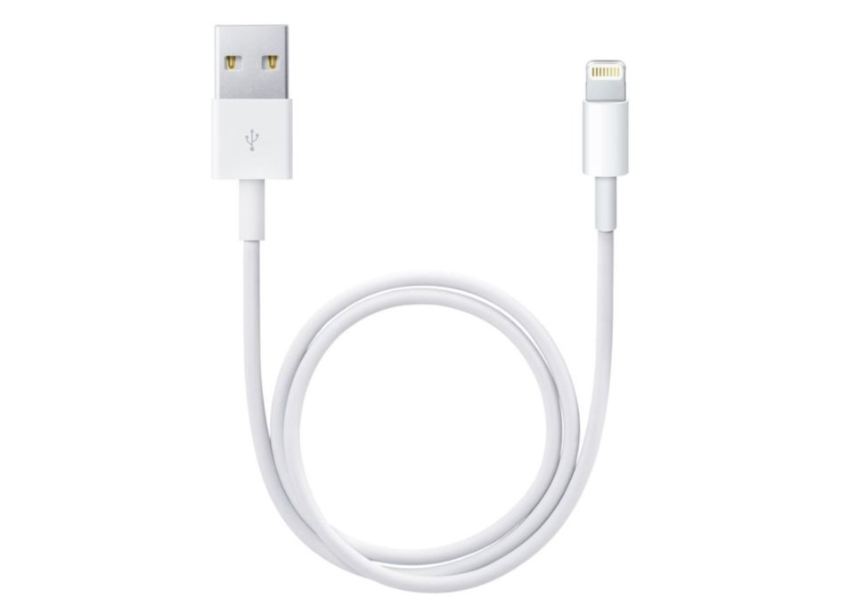 фото Кабель usb - lightning 1 м для iphone 8 pin, белый \1501 nobrand