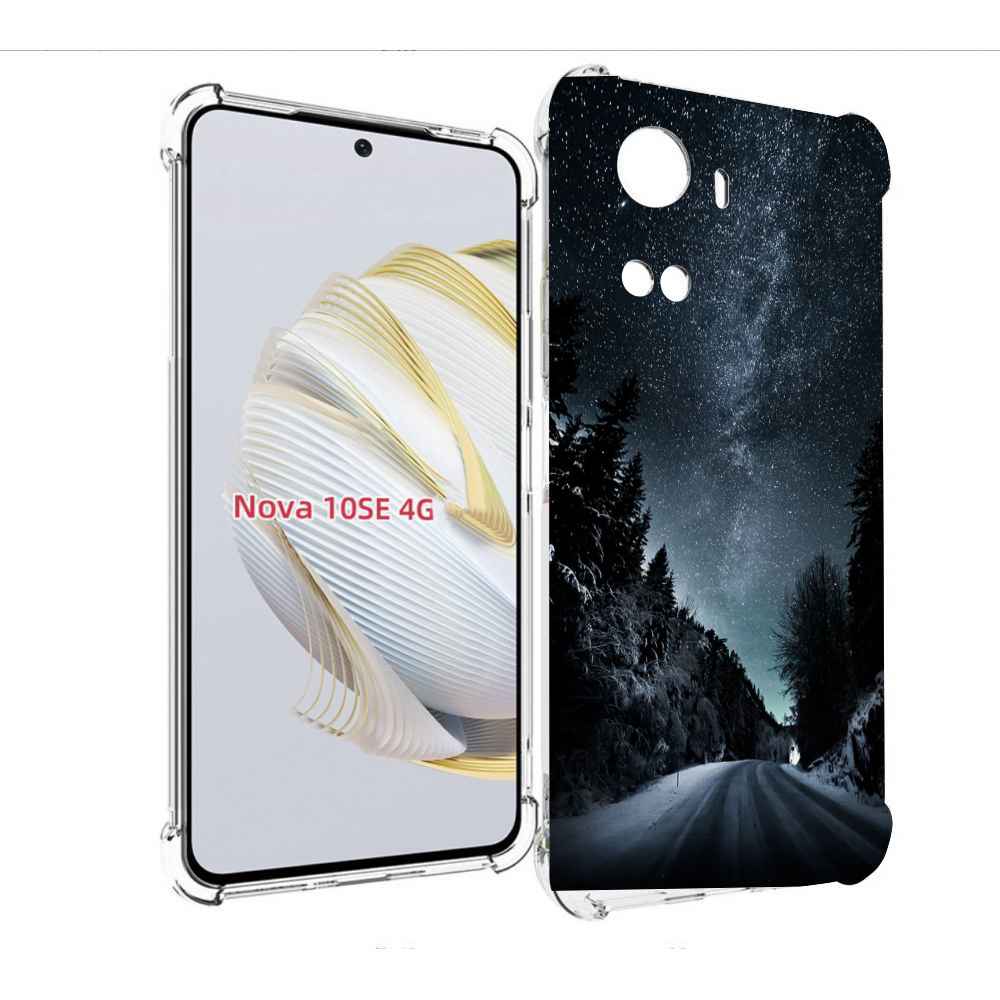 Чехол MyPads Ночной-лес для Huawei Nova 10 SE