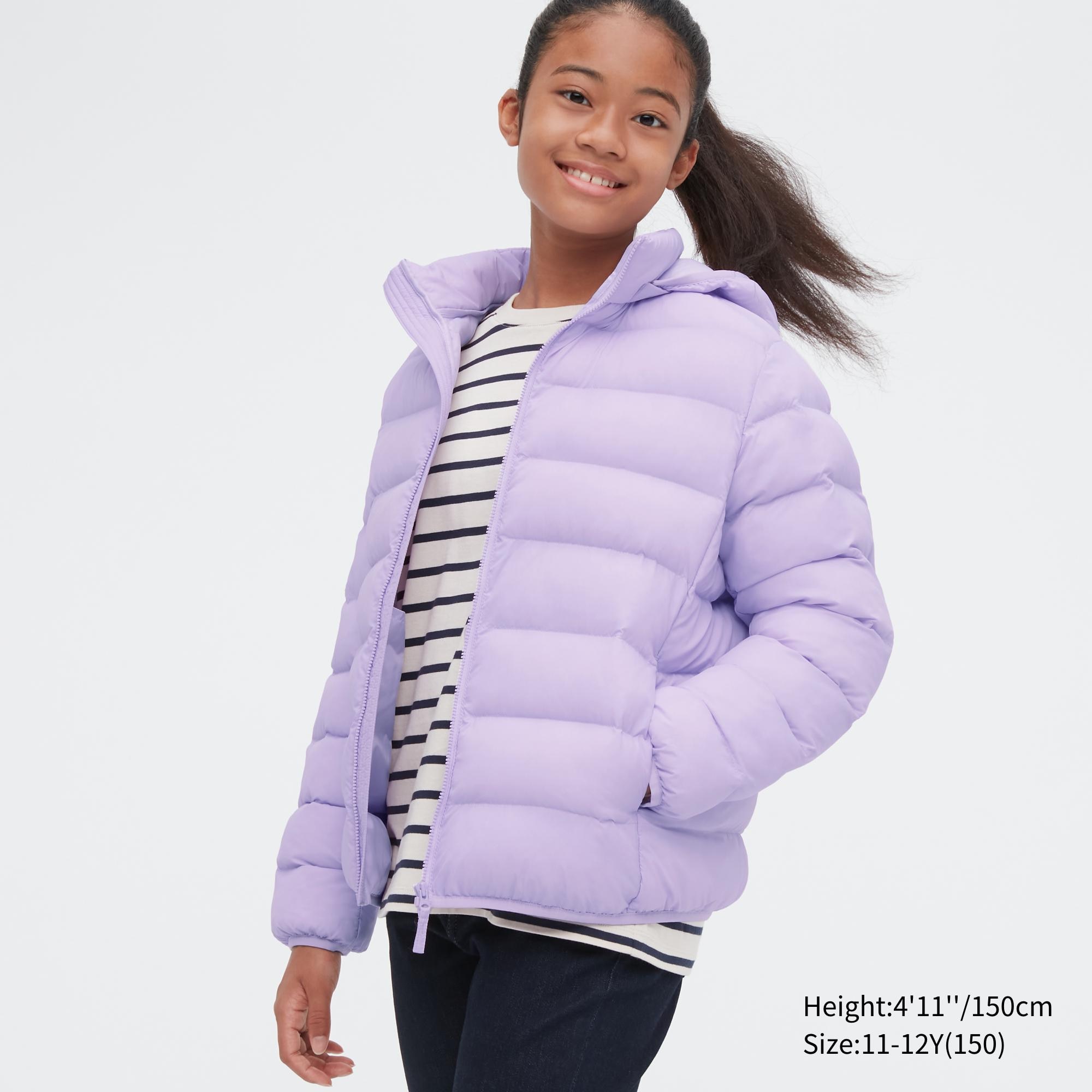 Куртка детская UNIQLO 449795, пурпурный, 7-8Y(130)