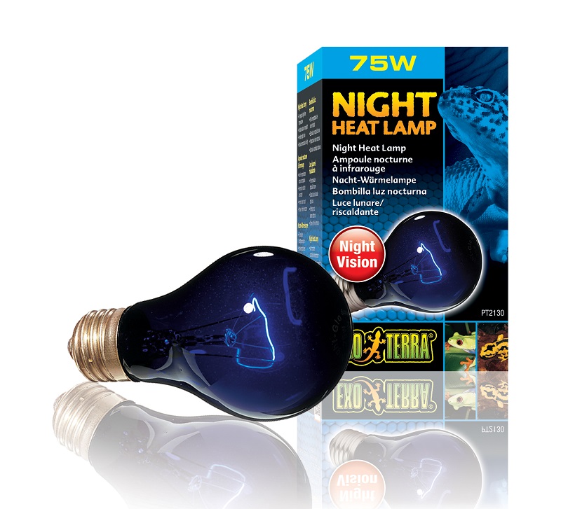 Лампа для террариума Exo Terra Hagen Night Heat Lamp A19 75 Вт