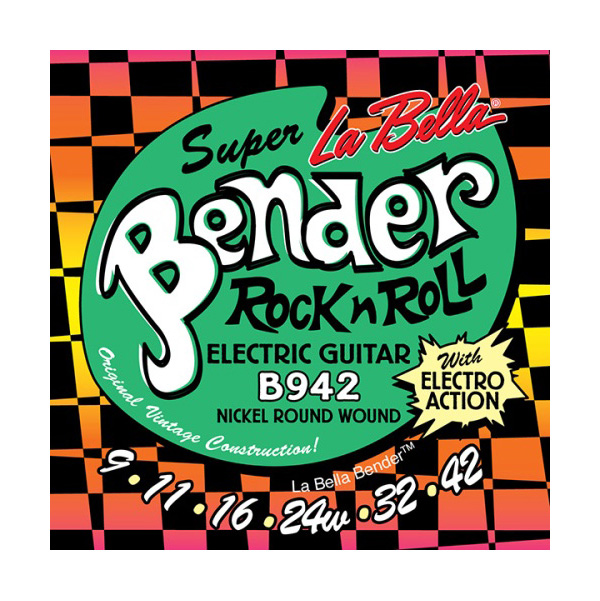 

Струны для электрогитары LA BELLA B942 The Bender Super, B942 The Bender Super