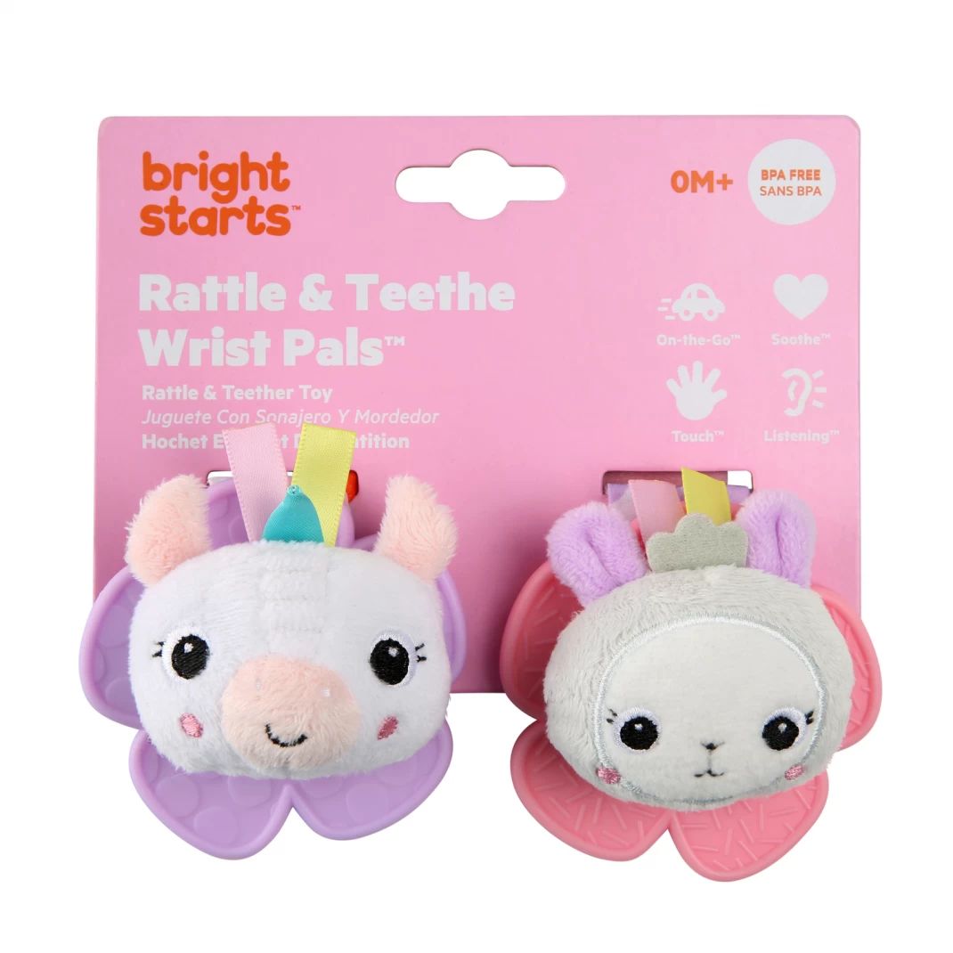Набор игрушек на руку Bright Starts Единорожка и Лама 12330BS набор резинка и заколка shine bright d 4 см
