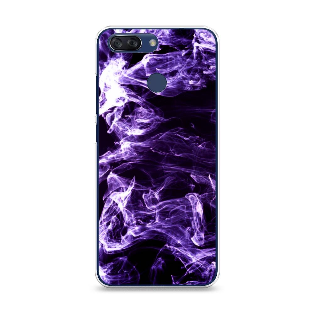 

Чехол на ZTE Blade V9 Vita "Фиолетовый дым", Фиолетовый;белый;черный, 132550-3