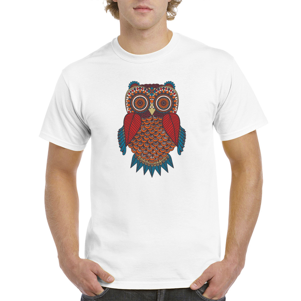 

Футболка унисекс CoolPodarok M0113607 белая 48 RU, Белый, M0113607