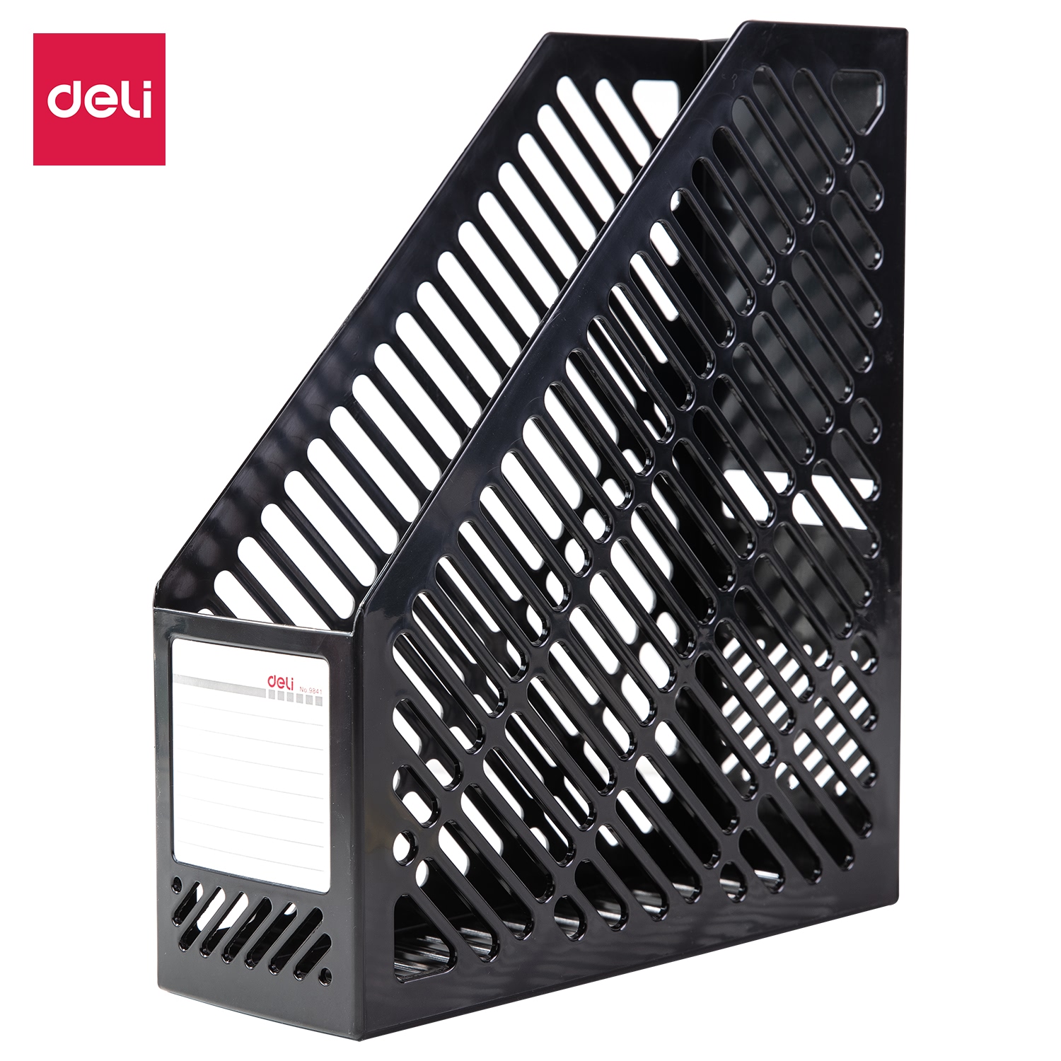 

Лоток для бумаг Deli E9841 пластик черный 259х90х295мм