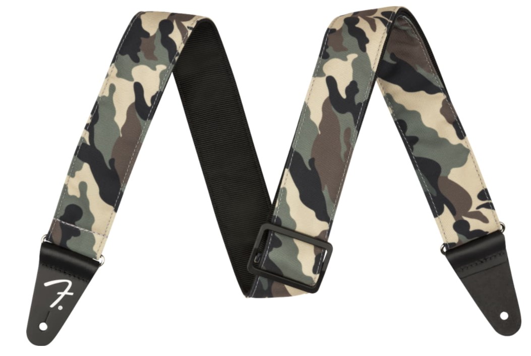 Ремень для гитары FENDER 2 Camo Strap Woodland