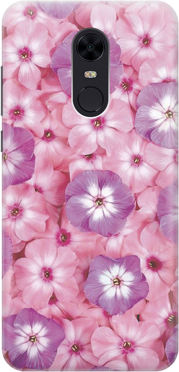 

Чехол на Xiaomi Redmi 5 Plus "Розовые и фиолетовые филаки", Розовый;фиолетовый, 4763