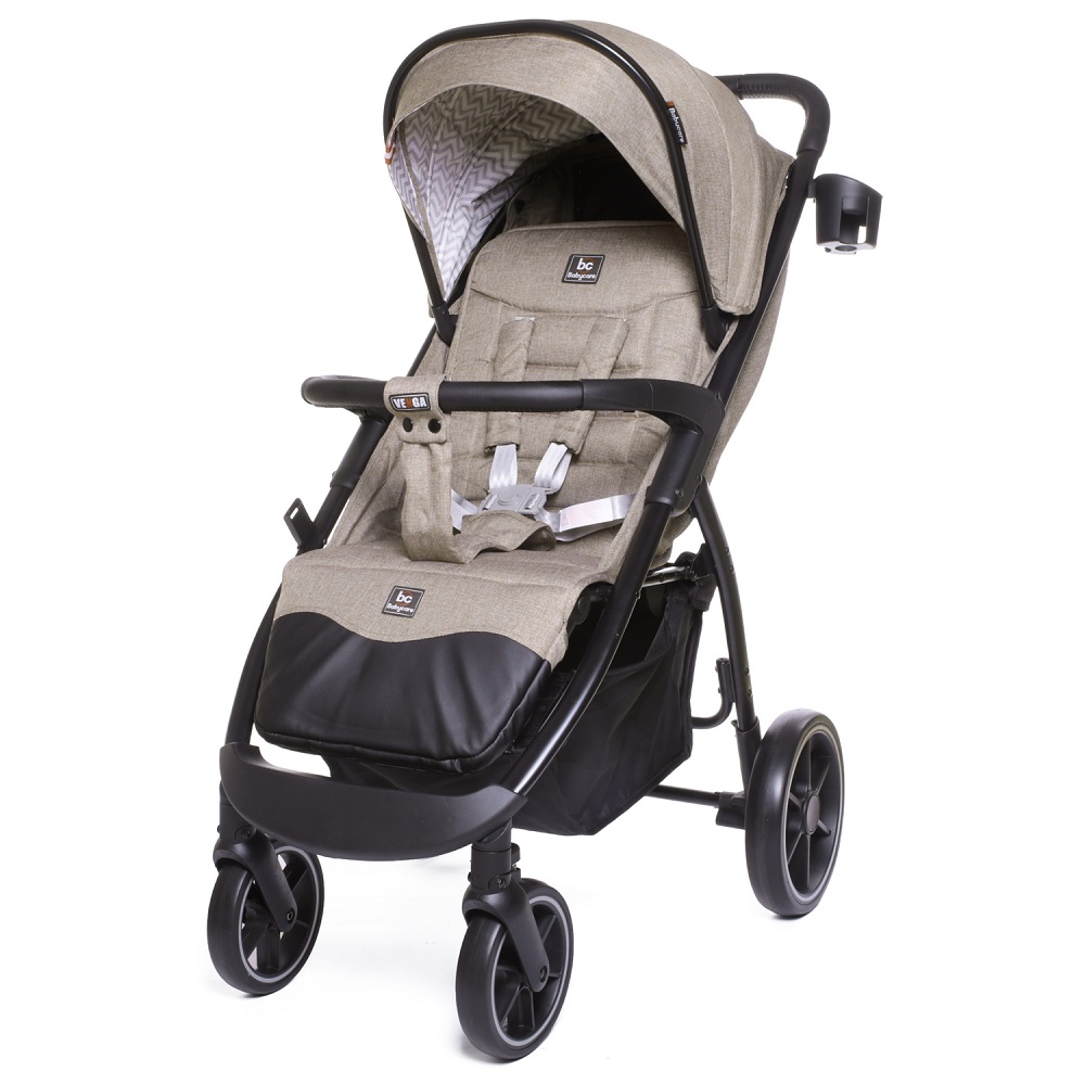 фото Коляска прогулочная baby care venga s198c_бежевый