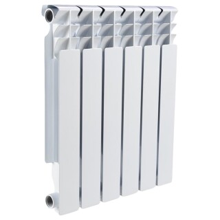 Радиатор отопления Firenze BI 500/80 B20 6 секций (зеленый кв.)