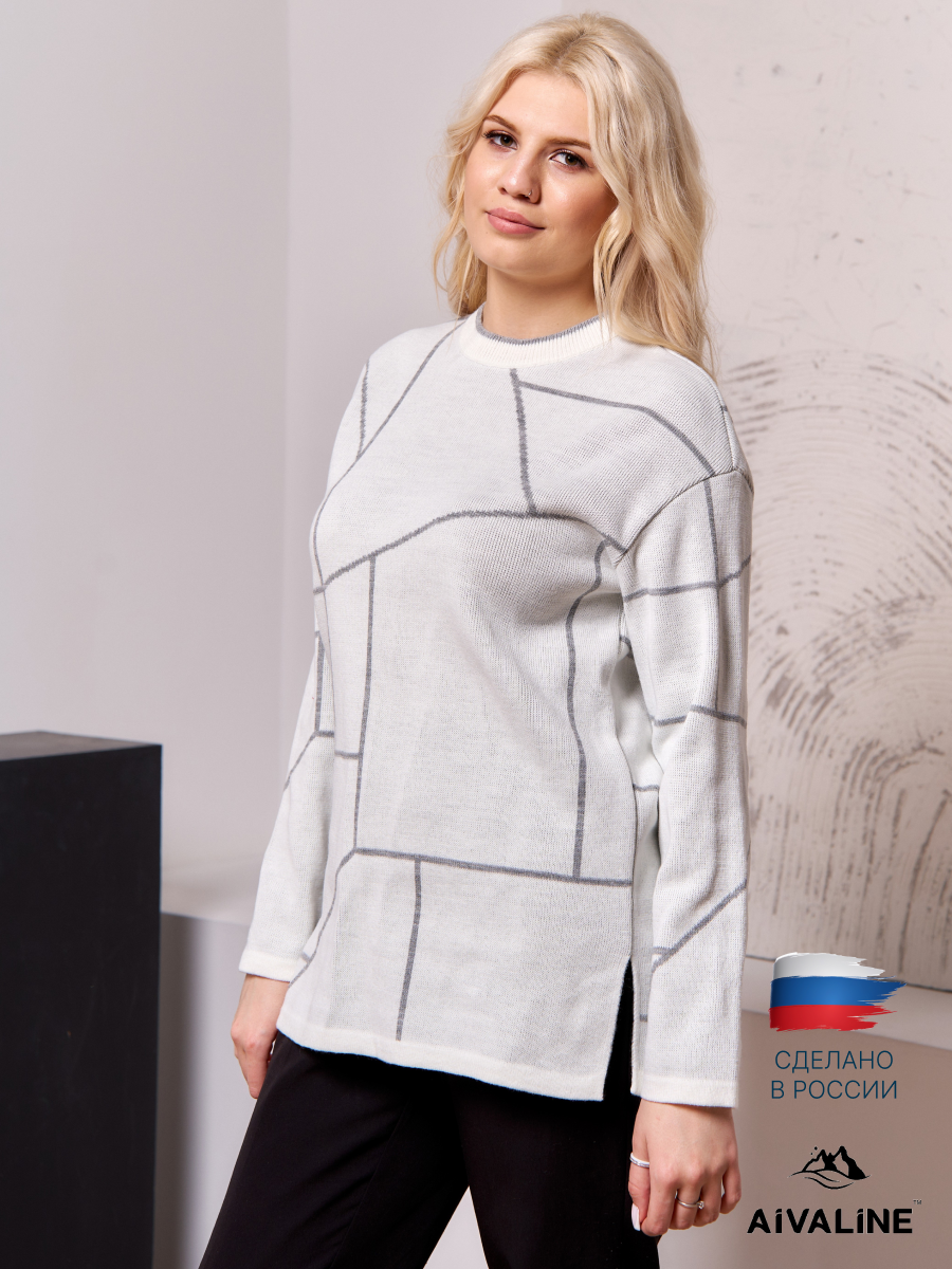 

Свитер женский AIVALINE Терра белый 50-52 RU, Терра