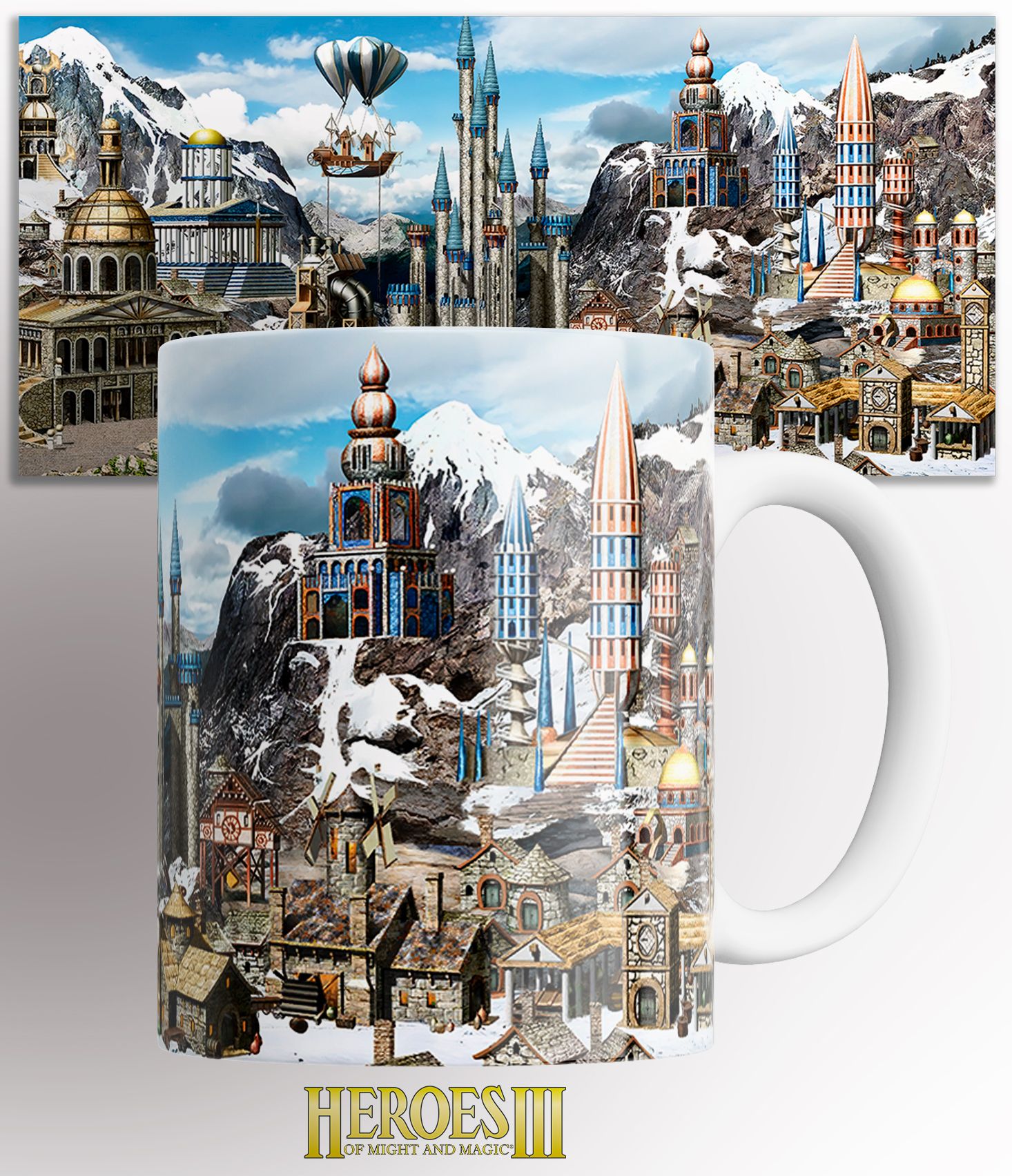 

Кружка КР165532, Кружка Герои Меча и Магии 3 / Heroes of Might and Magic III / стратегия компьютерная игра / на подарок / с принтом 330 мл