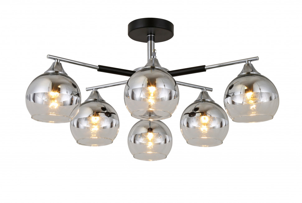 

Люстра Linvel LV 9392/6 Черный/хром, LV 9392/6