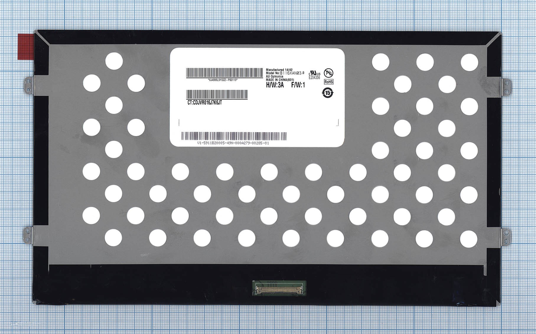 

Матрица ОЕМ для ноутбука B116XAN03.0, совместимая с p/n: B116XAN03.0