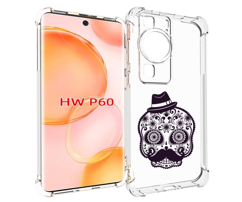 

Чехол MyPads разрисованный скелет для Huawei P60, Tocco