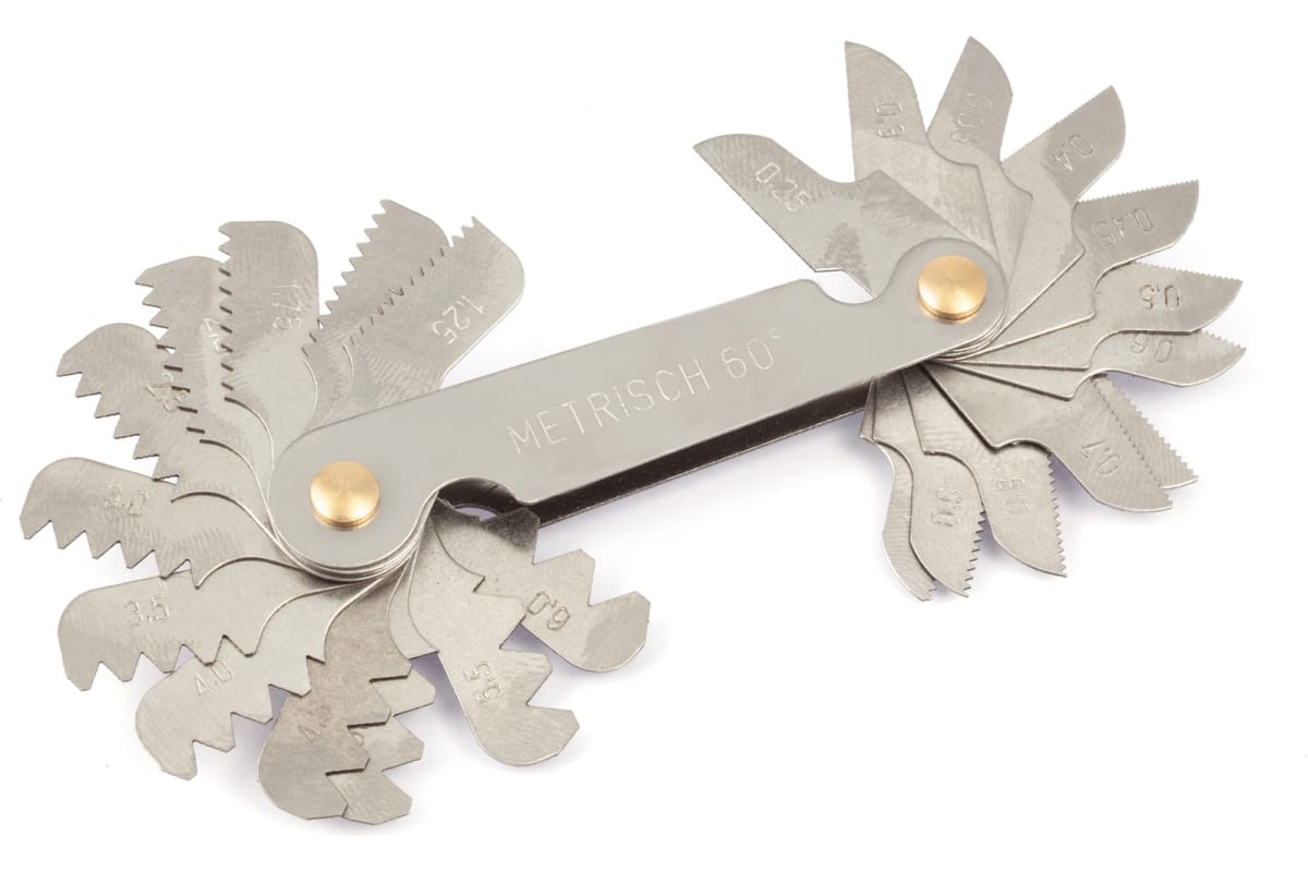 Резьбомер Метрический 24 Шага/200/10 Дело Техники арт. 239010