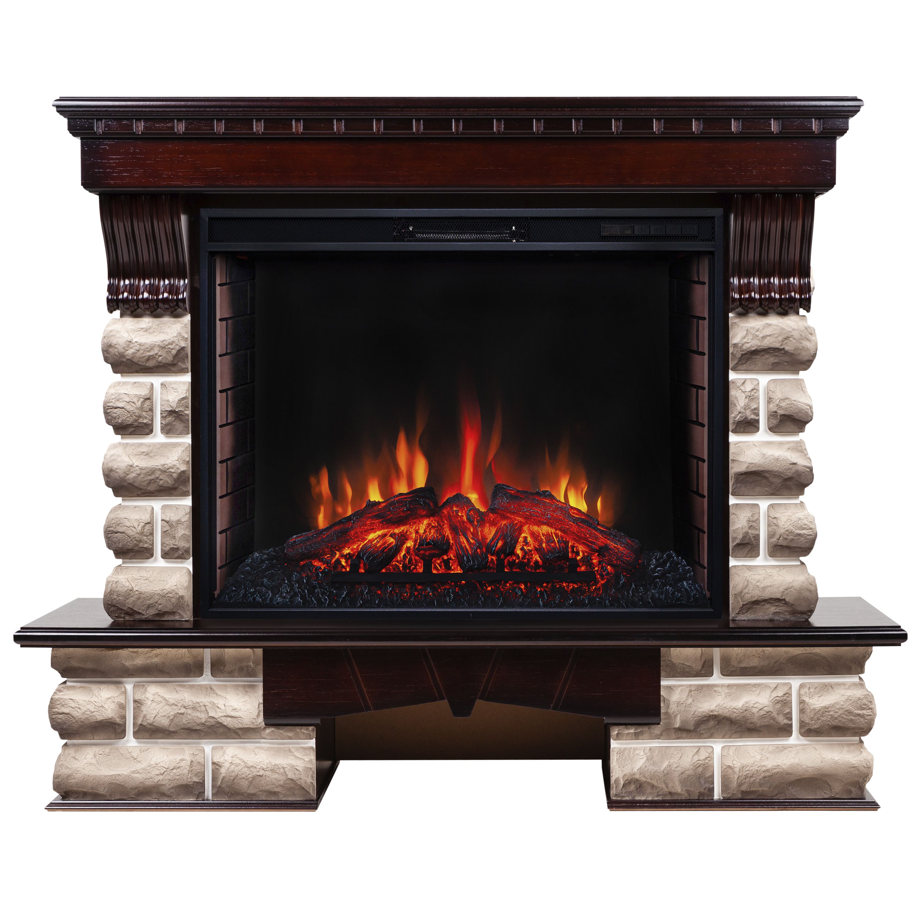 

Электрокамин RealFlame Kansas 33/33W AO-257 с очагом Epsilon 33, KANSAS 33/33W AO-257 с очагом Epsilon 33