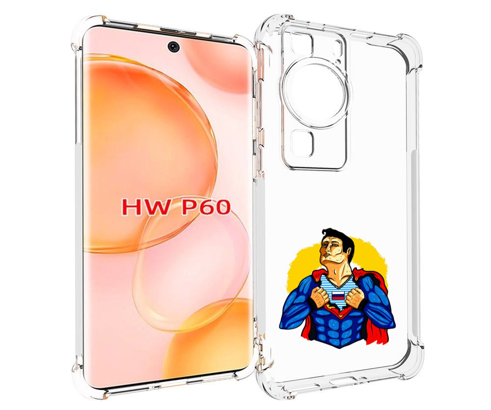 

Чехол MyPads русский супермен для Huawei P60, Tocco