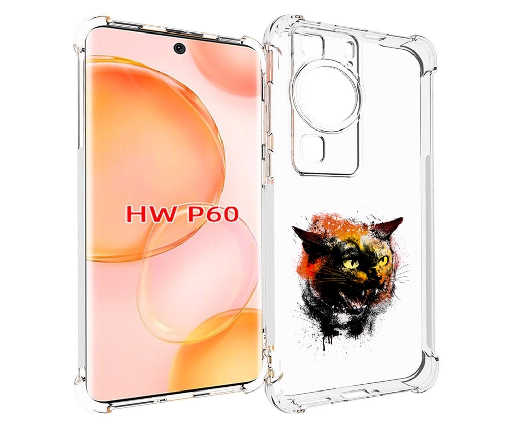 

Чехол MyPads сиамский кот для Huawei P60, Tocco