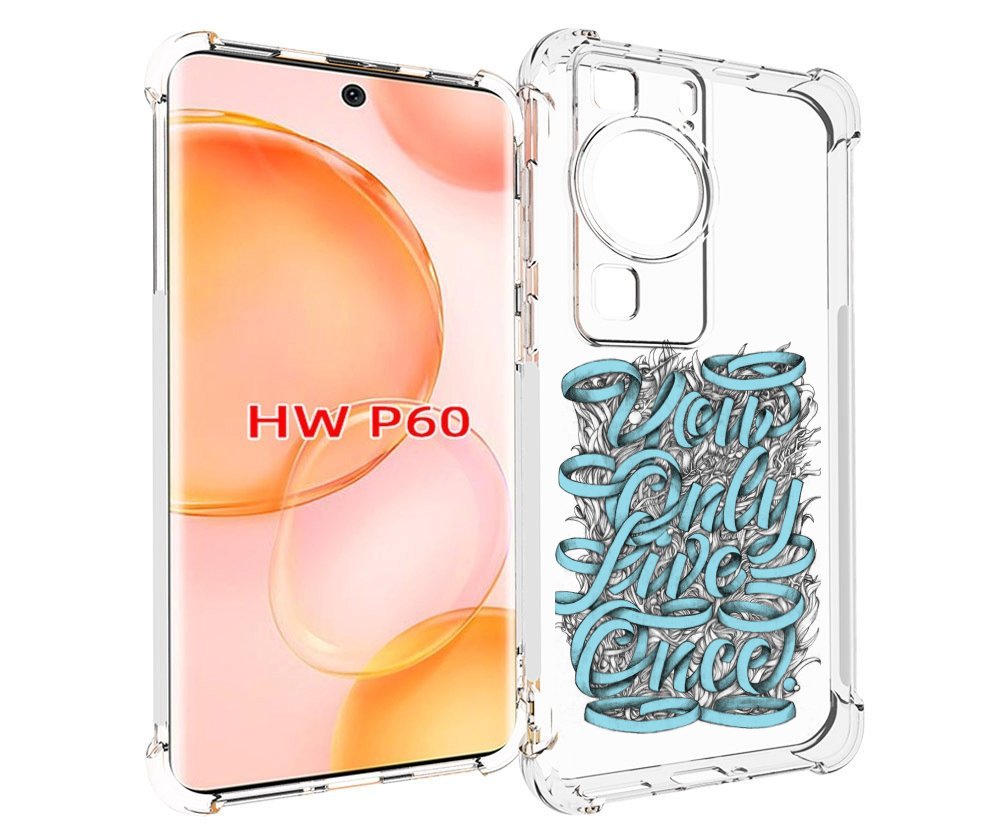 

Чехол MyPads слова из ленты абстракция для Huawei P60, Tocco