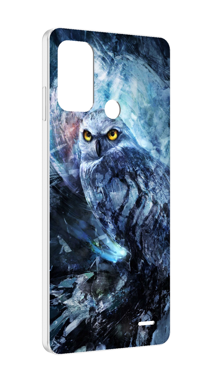 

Чехол MyPads замороженная-сова для ZTE Blade A52, Прозрачный, Tocco