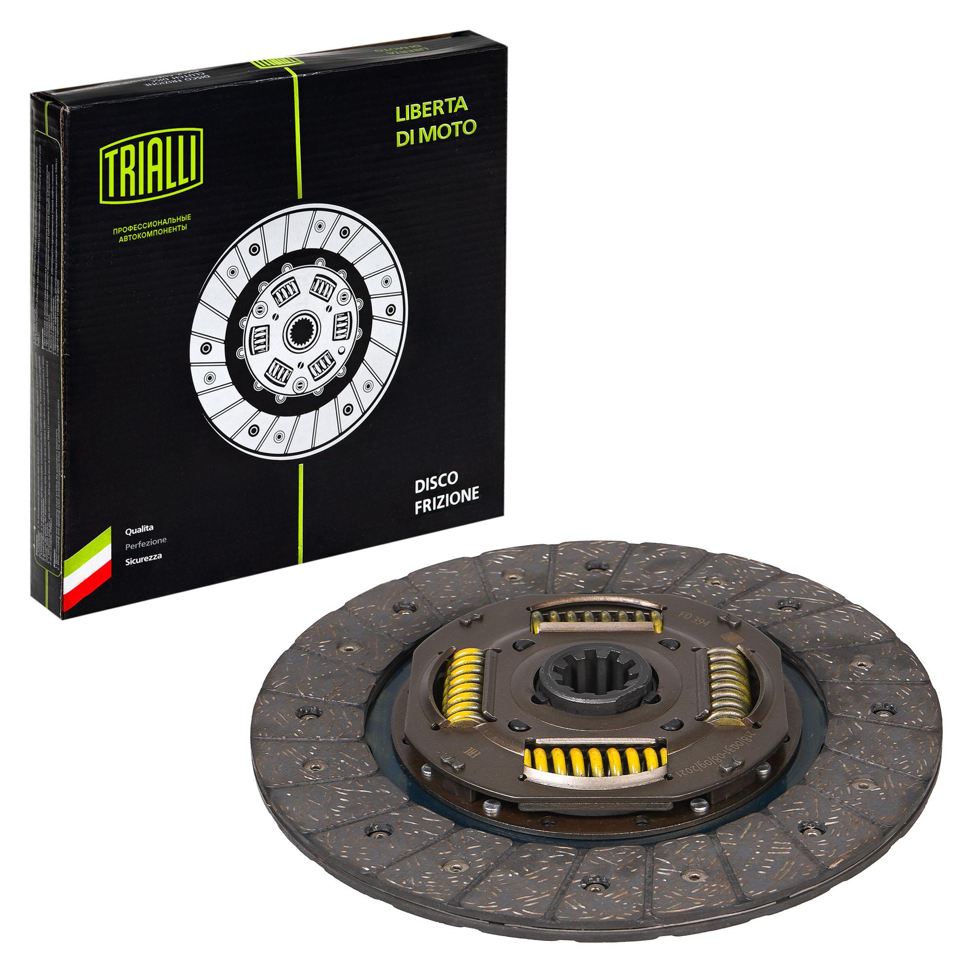фото Диск сцепления ведомый газ (умз. 4216) trialli fd 394