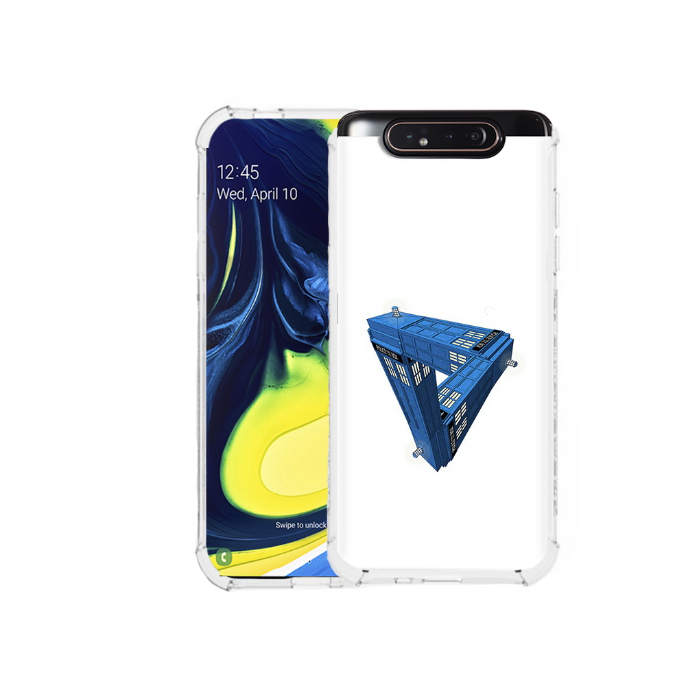 

Чехол MyPads Tocco для Samsung Galaxy A80 головолока абстракция (PT128473.599.291), Прозрачный, Tocco