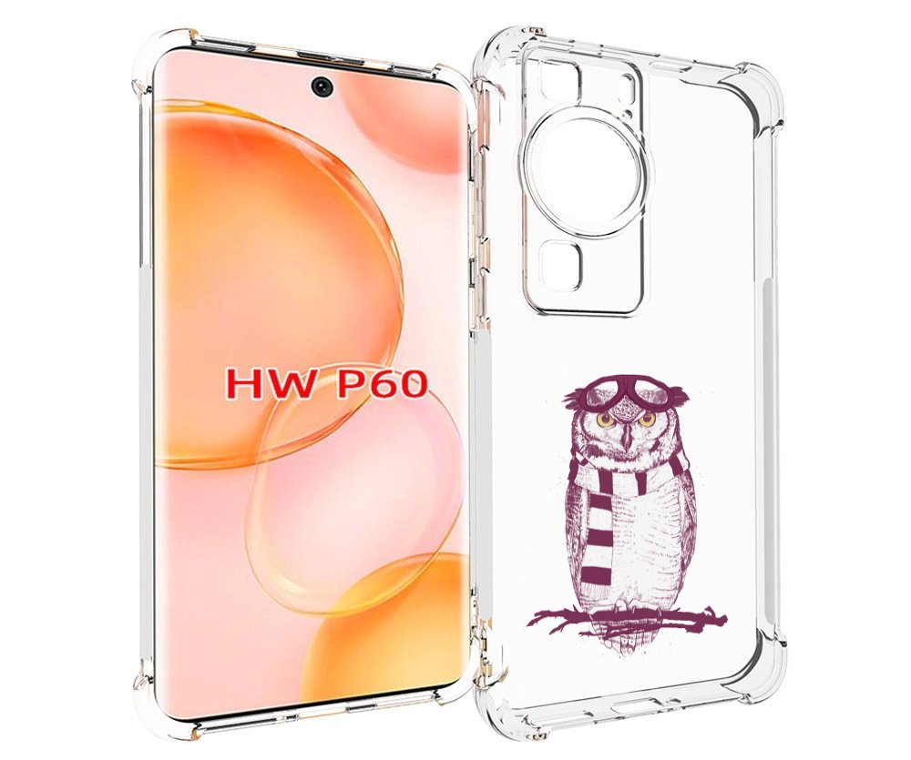 

Чехол MyPads сова-летчик для Huawei P60, Tocco