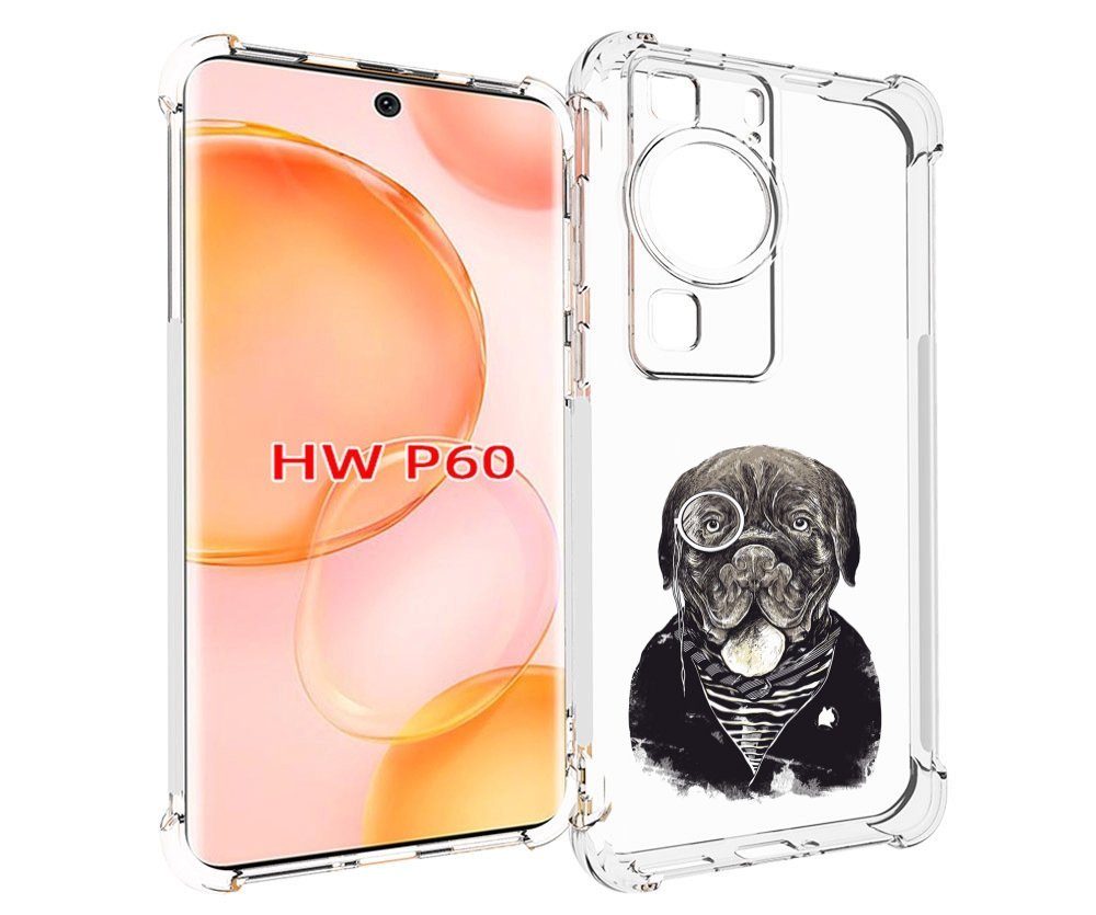 

Чехол MyPads солидный песик для Huawei P60, Tocco