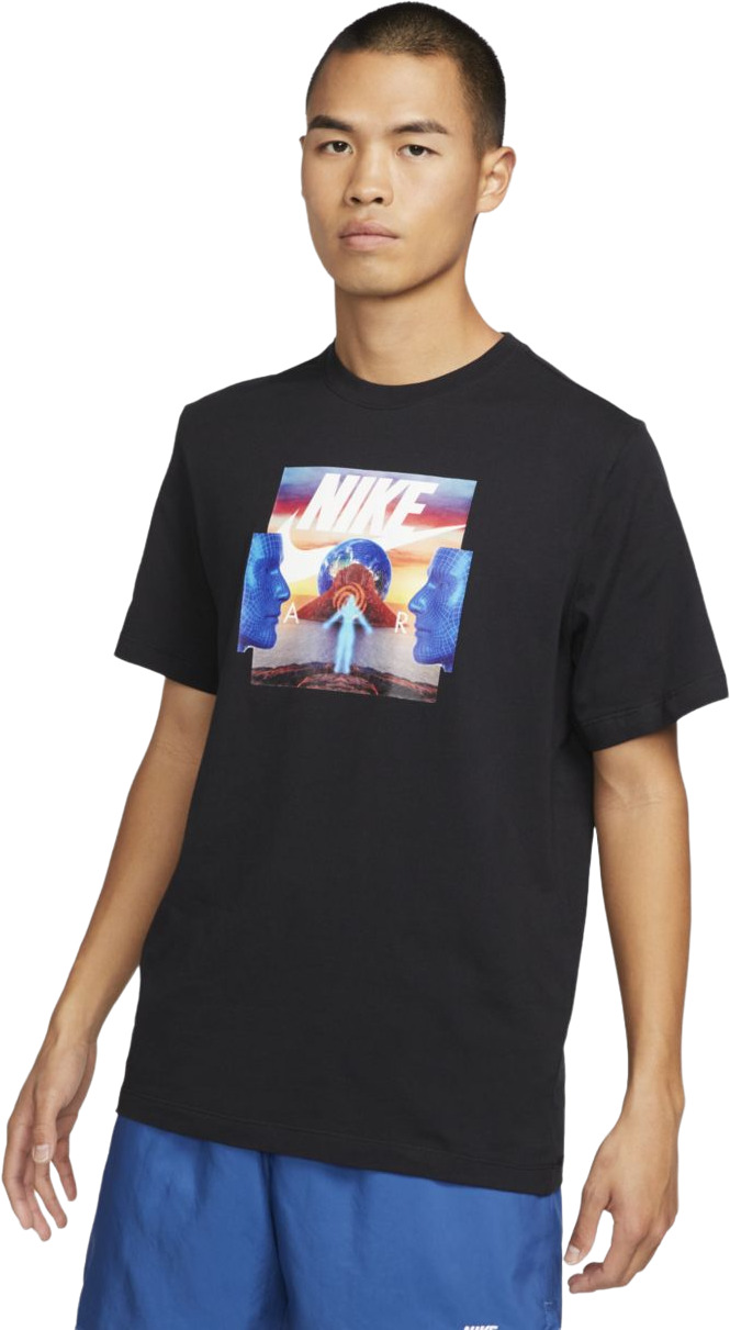 

Футболка мужская Nike DQ1065 черная S, DQ1065