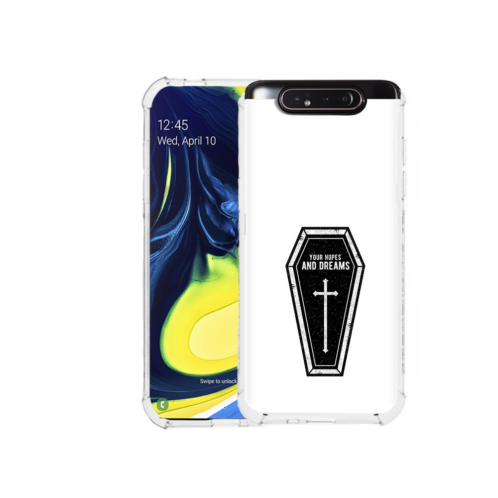 

Чехол MyPads Tocco для Samsung Galaxy A80 гроб с мечтами (PT128473.599.299), Прозрачный, Tocco