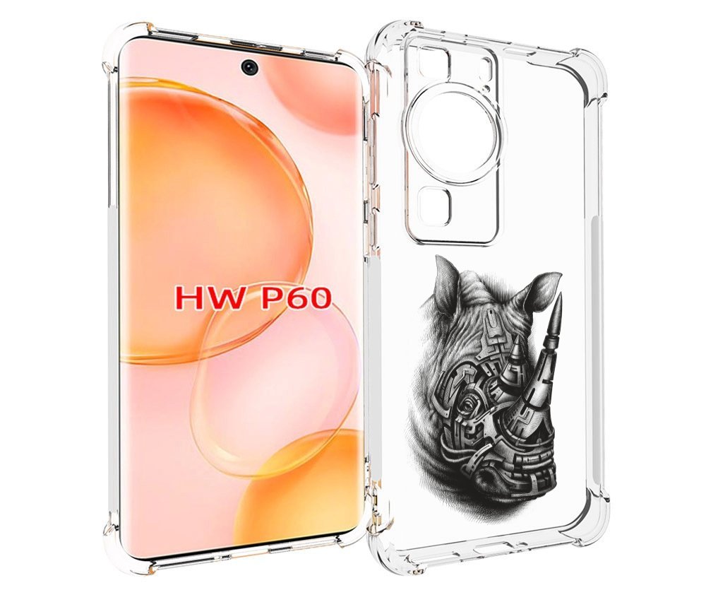 

Чехол MyPads стальной носорог для Huawei P60, Tocco