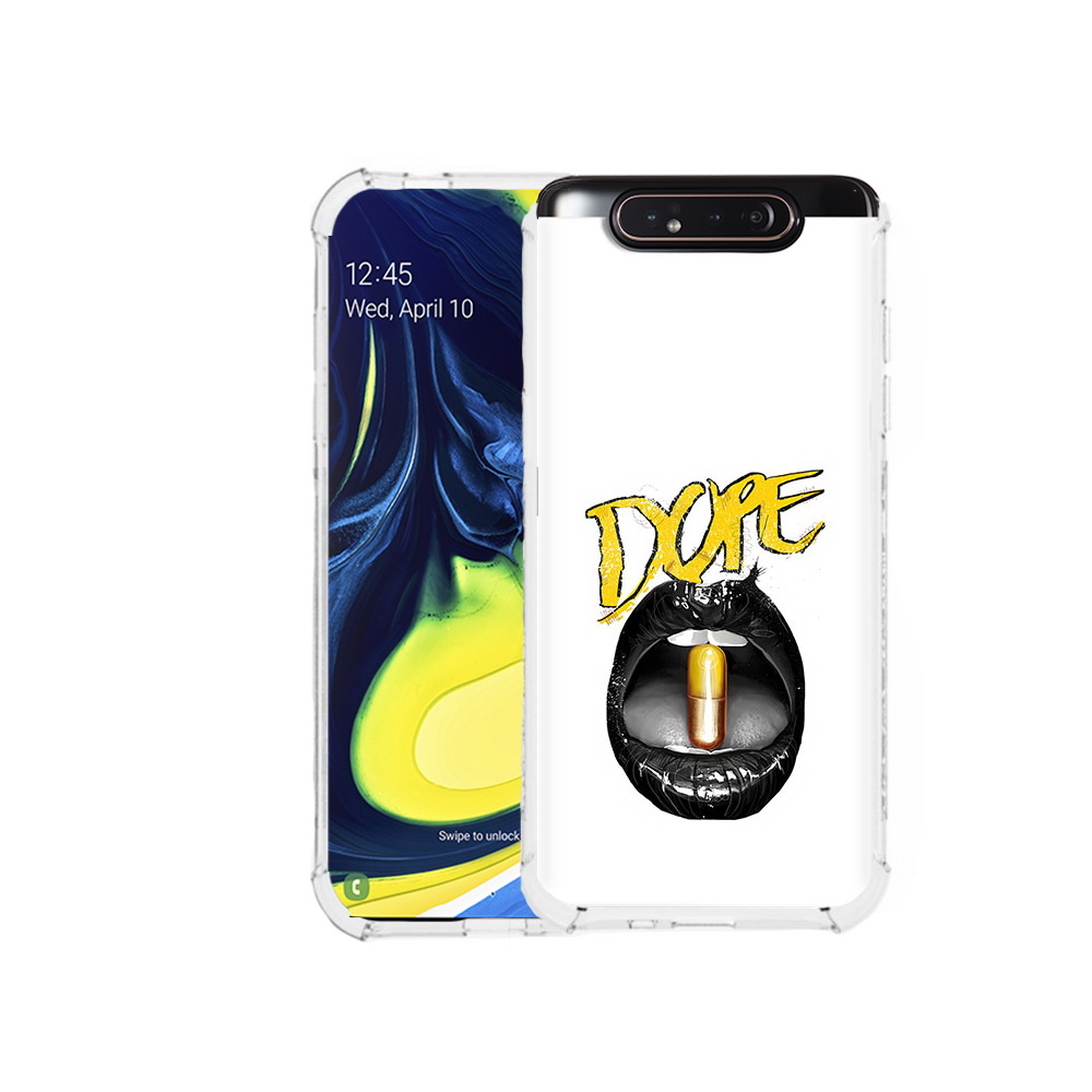 

Чехол MyPads Tocco для Samsung Galaxy A80 губы (PT128473.599.303), Прозрачный, Tocco