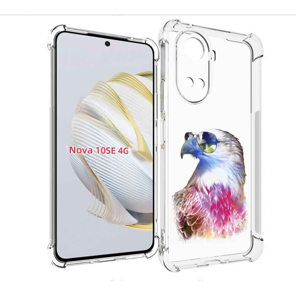 

Чехол MyPads Орел в очках для Huawei Nova 10 SE, Прозрачный, Tocco