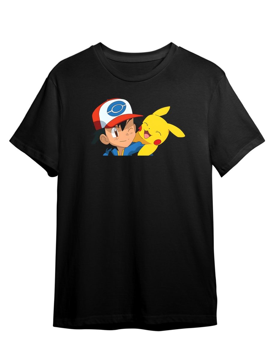 

Футболка унисекс Каждому Своё Pokemon/Покемон/Аниме MUPK48 черная XL, Черный, "Pokemon/Покемон/Аниме" MUPK48