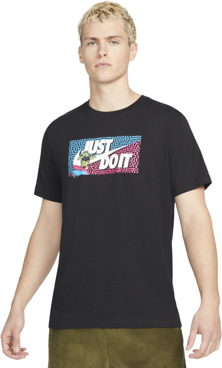 

Футболка мужская Nike DQ1087 черная XL, DQ1087