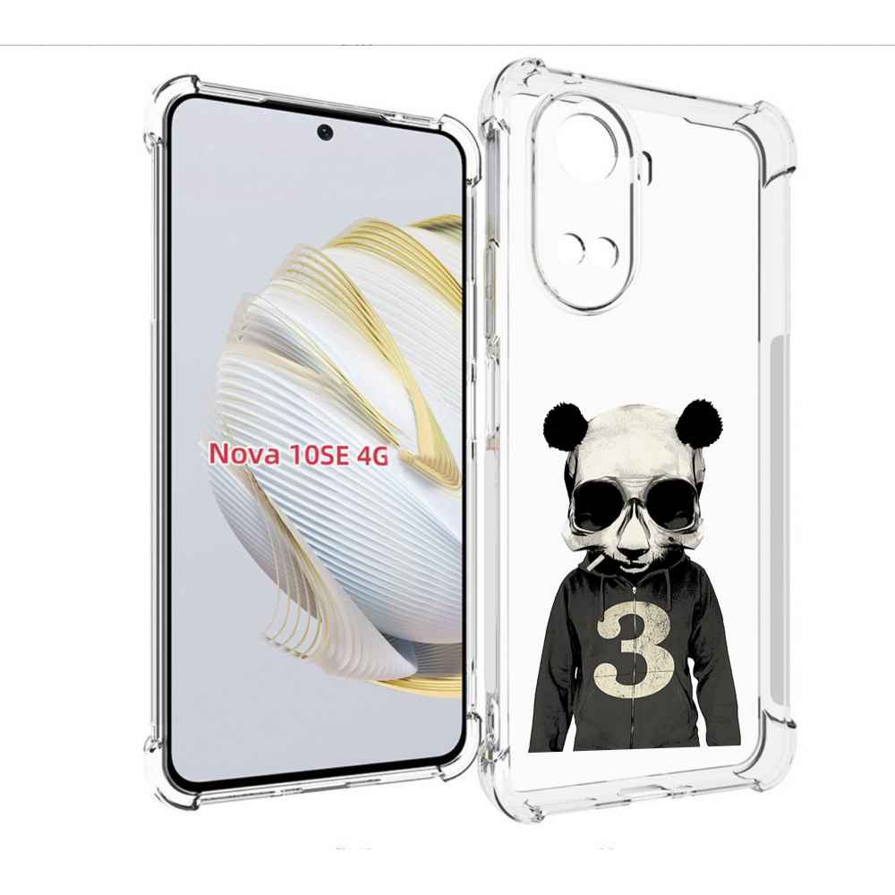 

Чехол MyPads Панда-в-костюме для Huawei Nova 10 SE, Прозрачный, Tocco