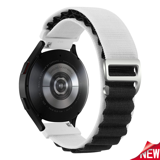 

Нейлоновый ремешок с карабином для Samsung Galaxy Watch 3 45mm, Black, Черный, 45mm, Black