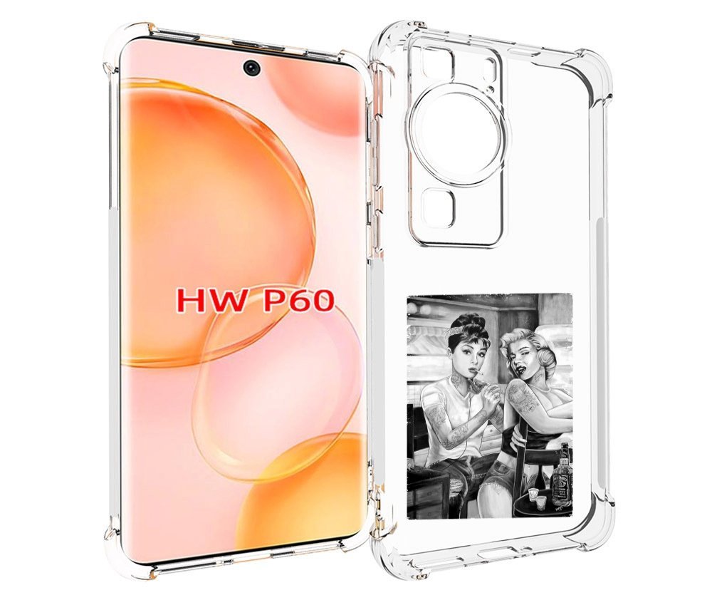

Чехол MyPads тату мастер для Huawei P60, Tocco