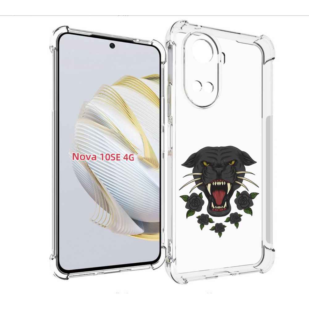 

Чехол MyPads Пантера для Huawei Nova 10 SE, Прозрачный, Tocco
