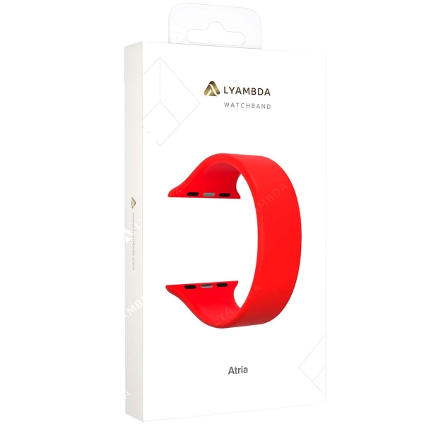 

Ремешок Lyambda 42/44mm ATRIA DSJ-23-44-RD Red (DSJ-23-44-RD), Красный, 42/44mm ATRIA DSJ-23-44-RD Red