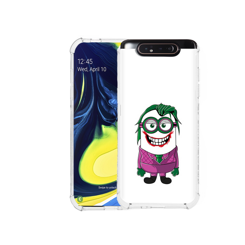 

Чехол MyPads Tocco для Samsung Galaxy A80 джокер миньон (PT128473.599.322), Прозрачный, Tocco