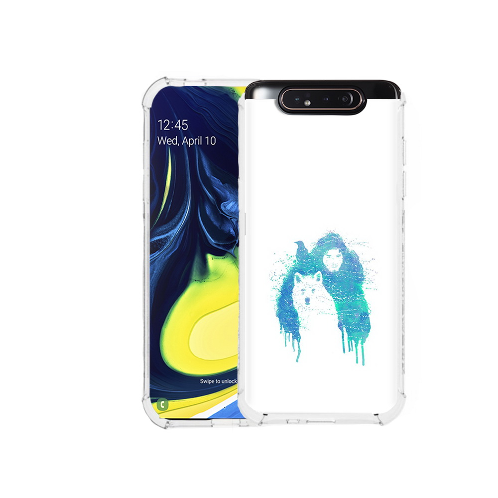 

Чехол MyPads Tocco для Samsung Galaxy A80 джон сноу (PT128473.599.323), Прозрачный, Tocco