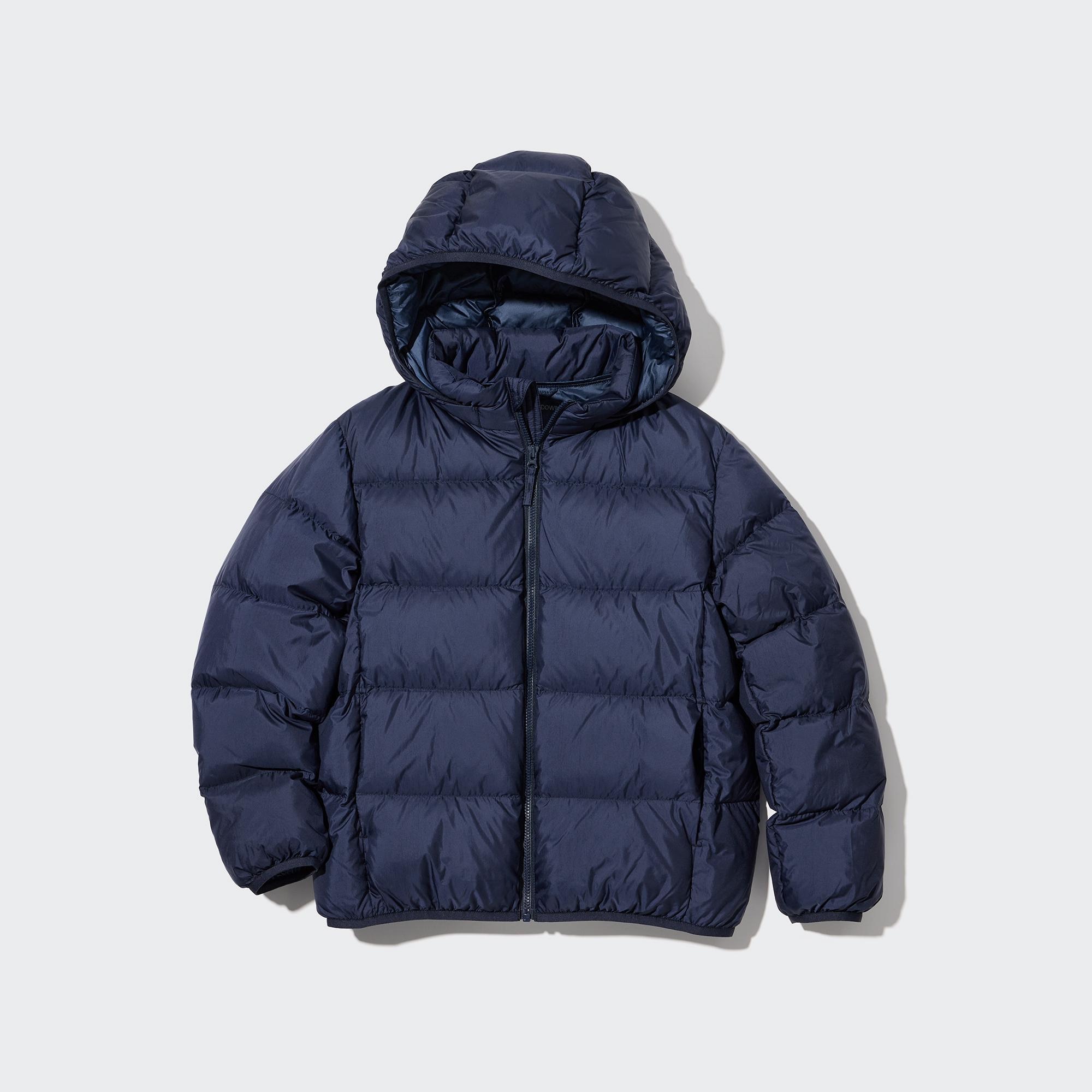 Куртка детская UNIQLO 449799, темно-синий, 3-4Y(110)
