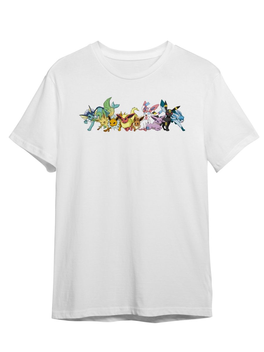 

Футболка унисекс Каждому Своё Pokemon/Покемон/Аниме MUPK50 белая 3XL, "Pokemon/Покемон/Аниме" MUPK50