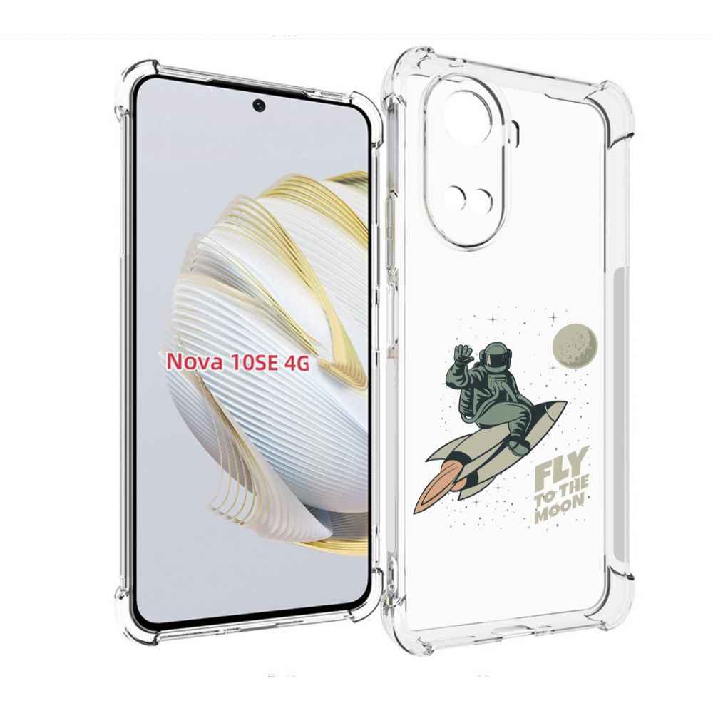 

Чехол MyPads Полет-на-Луну для Huawei Nova 10 SE, Прозрачный, Tocco