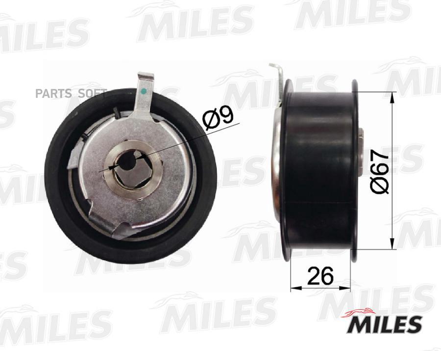 MILES Ролик ГРМ  MILES ag02044