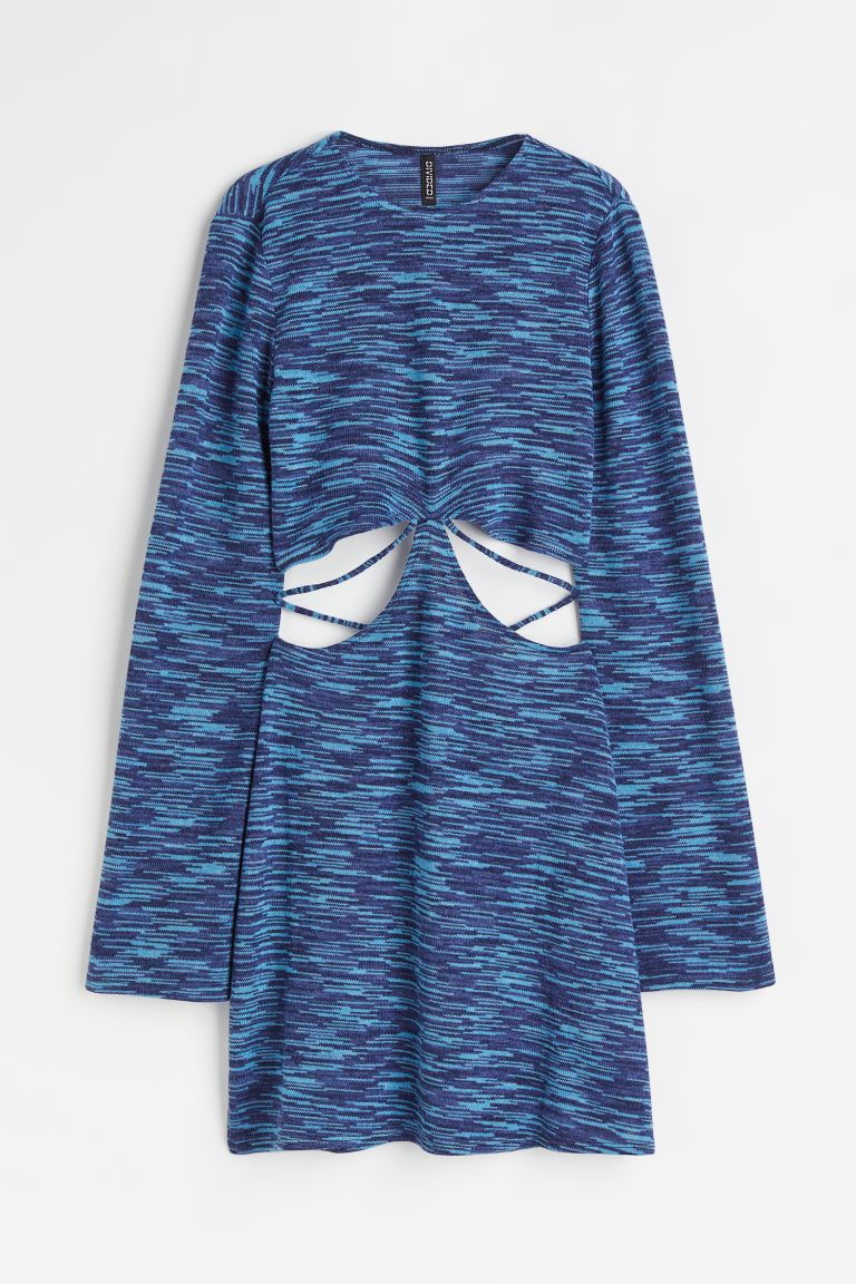 Платье женское H&M 1053643002 синее 2XS (доставка из-за рубежа)